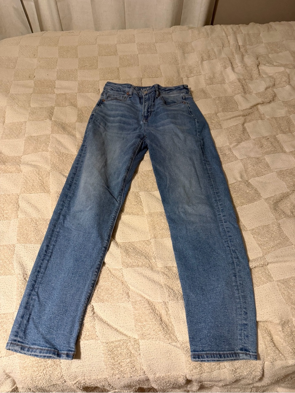 American Eagle Outfitters Light Blue Straight Leg Jeans